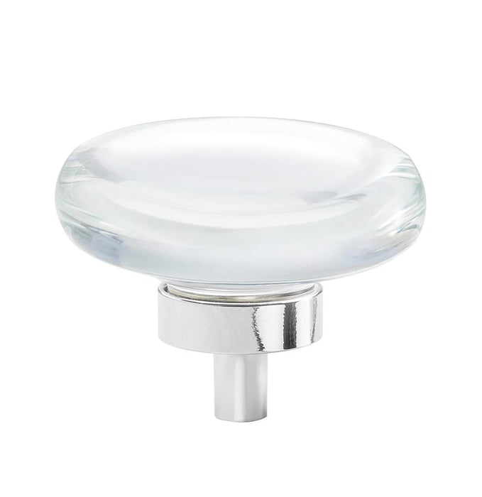 Amerock BP36652C26 Glacio 1-3/4 inch (44mm) Diameter Clear/Polished Chrome Cabinet Knob