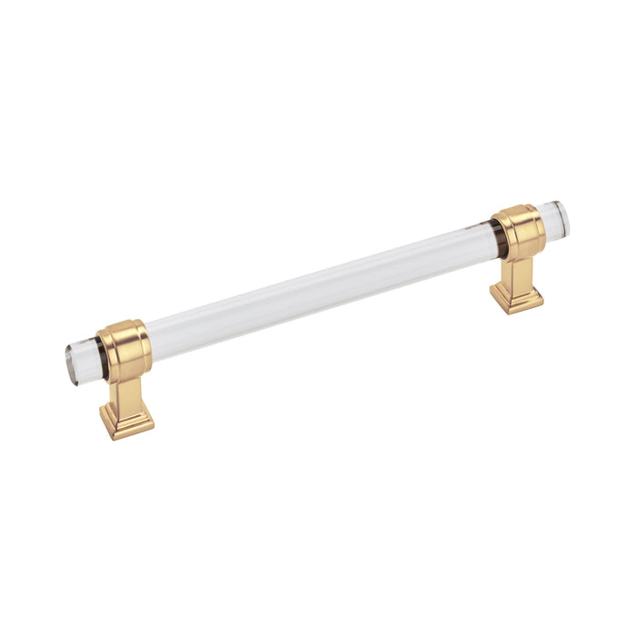 Amerock BP36656CCZ Glacio 6-5/16 inch (160mm) Center-to-Center Clear/Champagne Bronze Cabinet Pull