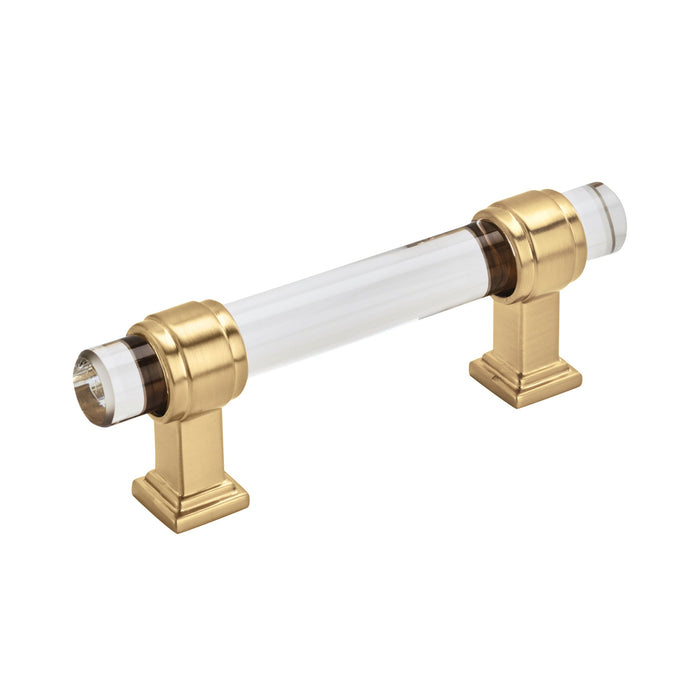 Amerock BP36659CCZ Glacio 3 inch (76mm) Center-to-Center Clear/Champagne Bronze Cabinet Pull