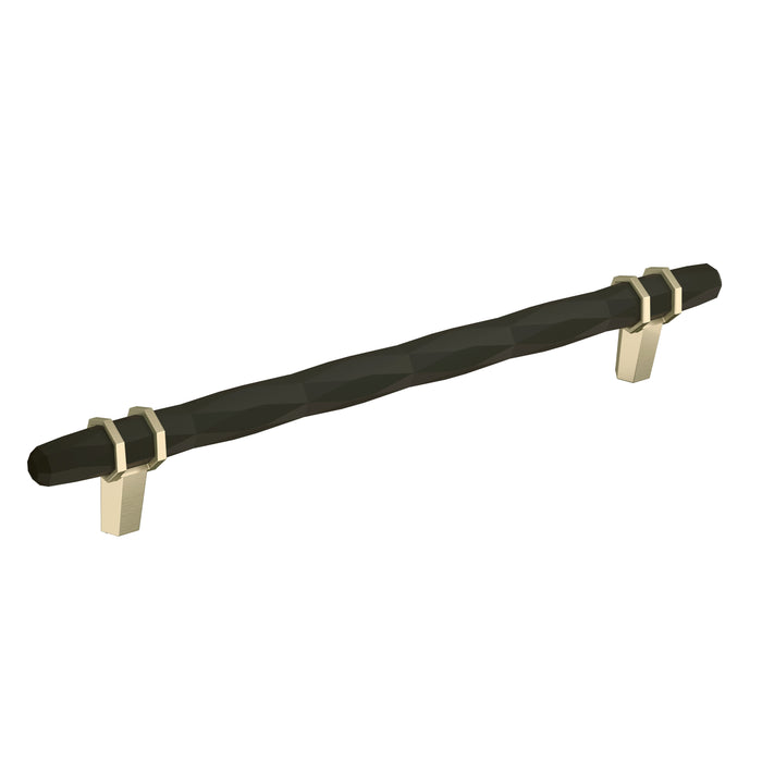 Amerock BP36663BBRBBZ London 8 inch (203mm) Center-to-Center Black Bronze/Golden Champagne Cabinet Pull