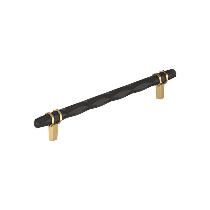 Amerock BP36663BBRCZ London 8 inch (203mm) Center-to-Center Black Bronze/Champagne Bronze Cabinet Pull