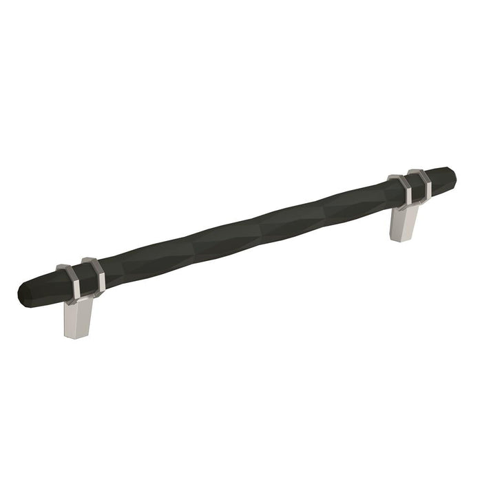 Amerock BP36663BBRG10 London 8 inch (203mm) Center-to-Center Black Bronze/Satin Nickel Cabinet Pull