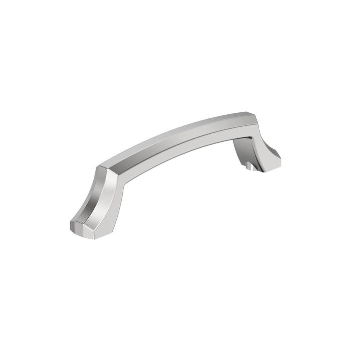 Amerock BP3668826 Bellamy 3-3/4 inch (96mm) Center-to-Center Polished Chrome Cabinet Pull