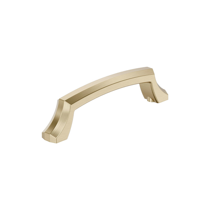 Amerock BP36688BBZ Bellamy 3-3/4 inch (96mm) Center-to-Center Golden Champagne Cabinet Pull