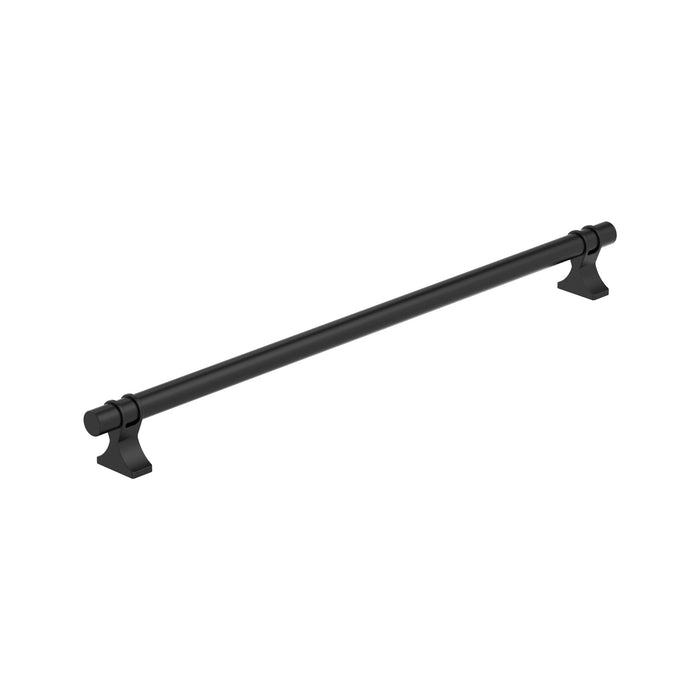 Amerock BP36698MB Davenport 12-5/8 inch (320mm) Center-to-Center Matte Black Cabinet Pull