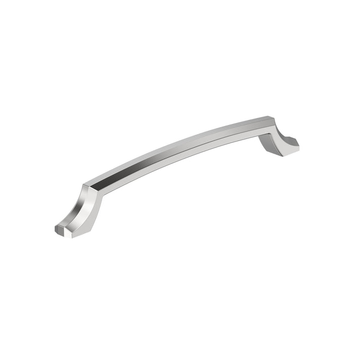 Amerock BP3671126 Bellamy 7-9/16 inch (192mm) Center-to-Center Polished Chrome Cabinet Pull