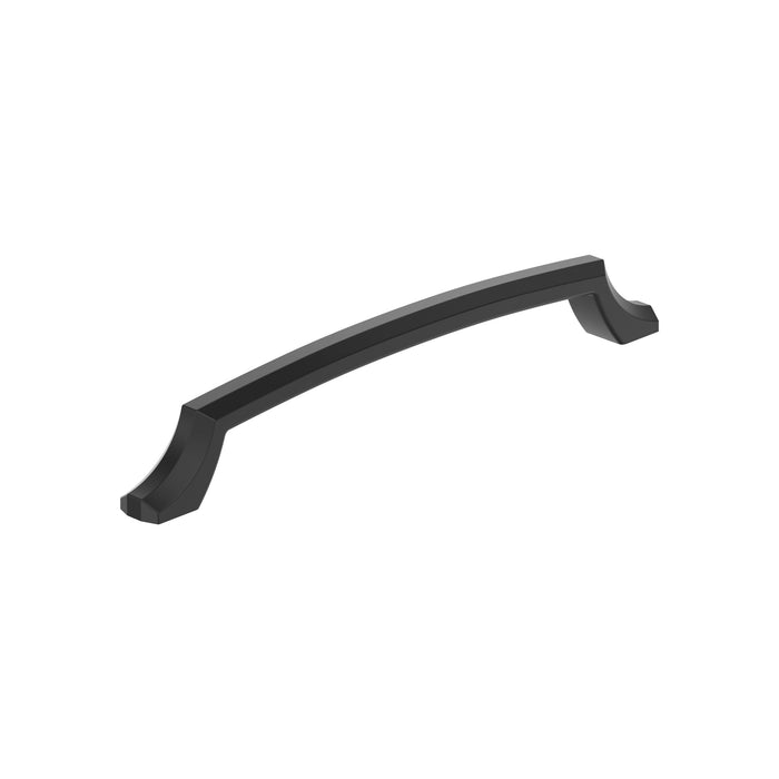 Amerock BP36711MB Bellamy 7-9/16 inch (192mm) Center-to-Center Matte Black Cabinet Pull