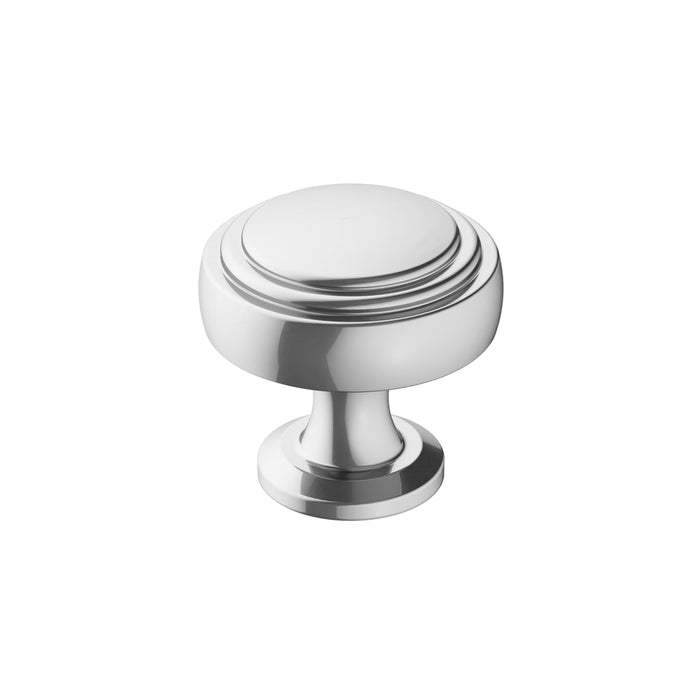 Amerock BP3676526 Winsome 1-1/4 inch (32mm) Diameter Polished Chrome Cabinet Knob