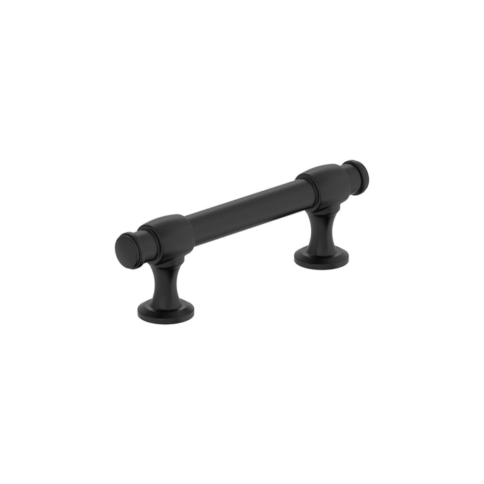 Amerock BP36770FB Winsome 3 inch (76mm) Center-to-Center Matte Black Cabinet Pull