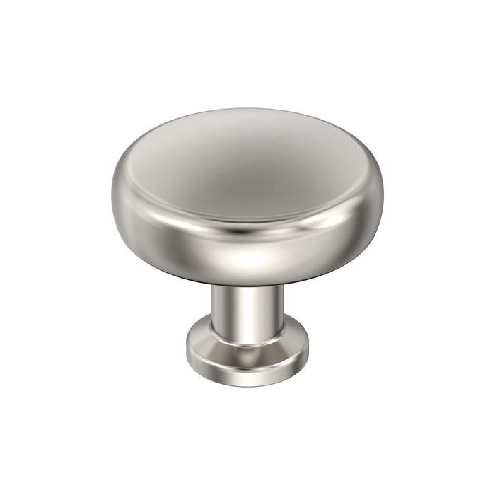 Amerock BP36780PN Factor 1-1/4 inch (32mm) Diameter Polished Nickel Cabinet Knob