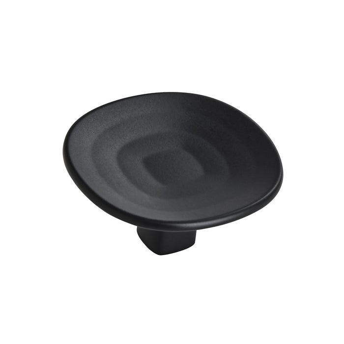 Amerock BP36810MB Concentric 1-9/16 inch (40mm) Diameter Matte Black Cabinet Knob
