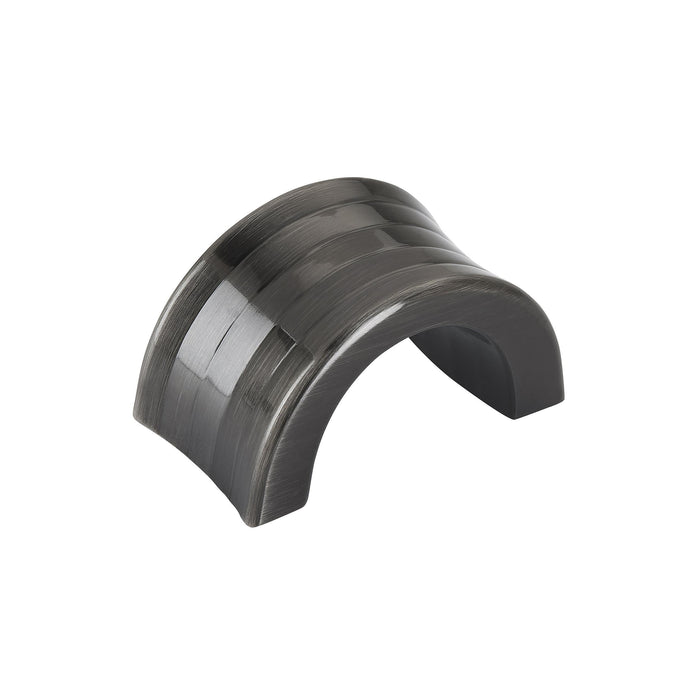 Amerock BP36811GM Concentric 1-1/4 inch (32mm) Center-to-Center Gunmetal Cabinet Finger Pull