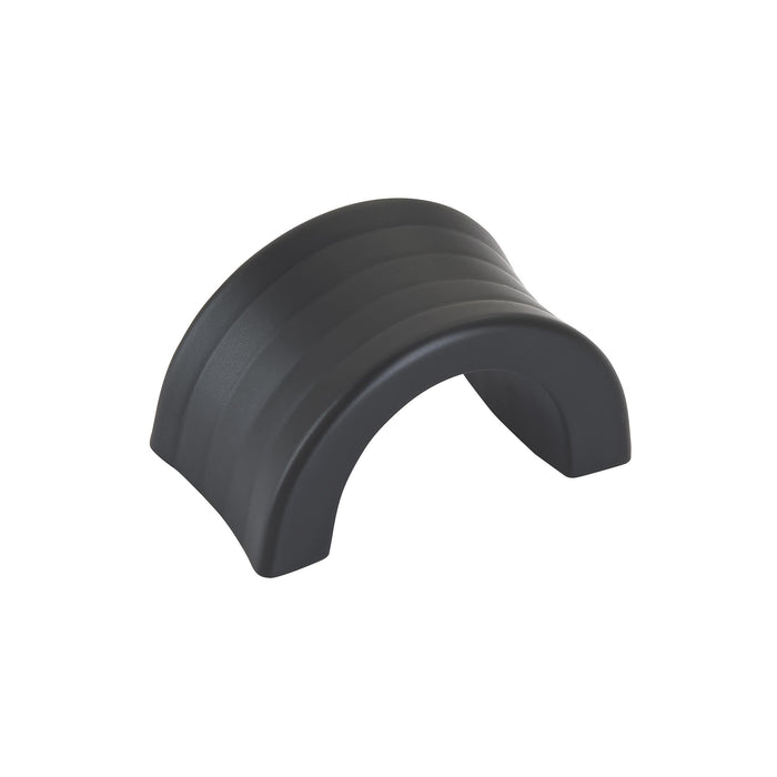 Amerock BP36811MB Concentric 1-1/4 inch (32mm) Center-to-Center Matte Black Cabinet Finger Pull