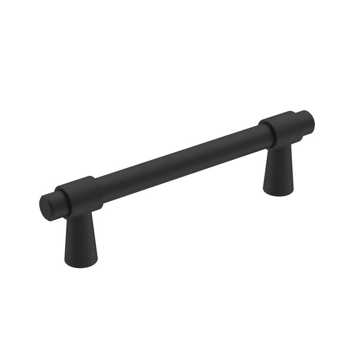 Amerock BP36858FB Destine 3-3/4 inch (96mm) Center-to-Center Matte Black Cabinet Pull