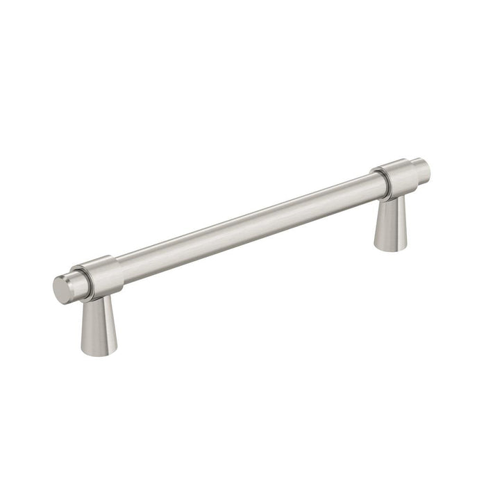 Amerock BP36859G10 Destine 5-1/16 inch (128mm) Center-to-Center Satin Nickel Cabinet Pull