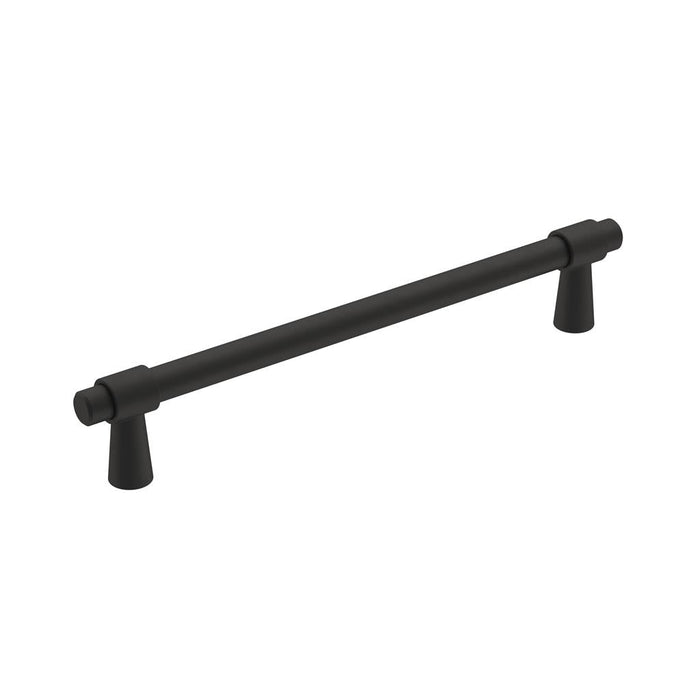 Amerock BP36860FB Destine 6-5/16 inch (160mm) Center-to-Center Matte Black Cabinet Pull