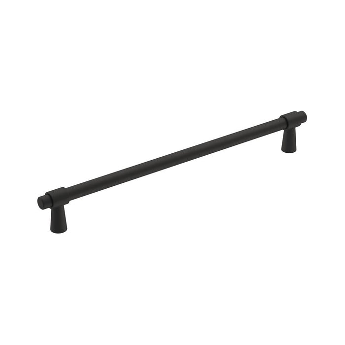 Amerock BP36861FB Destine 8-13/16 inch (224mm) Center-to-Center Matte Black Cabinet Pull