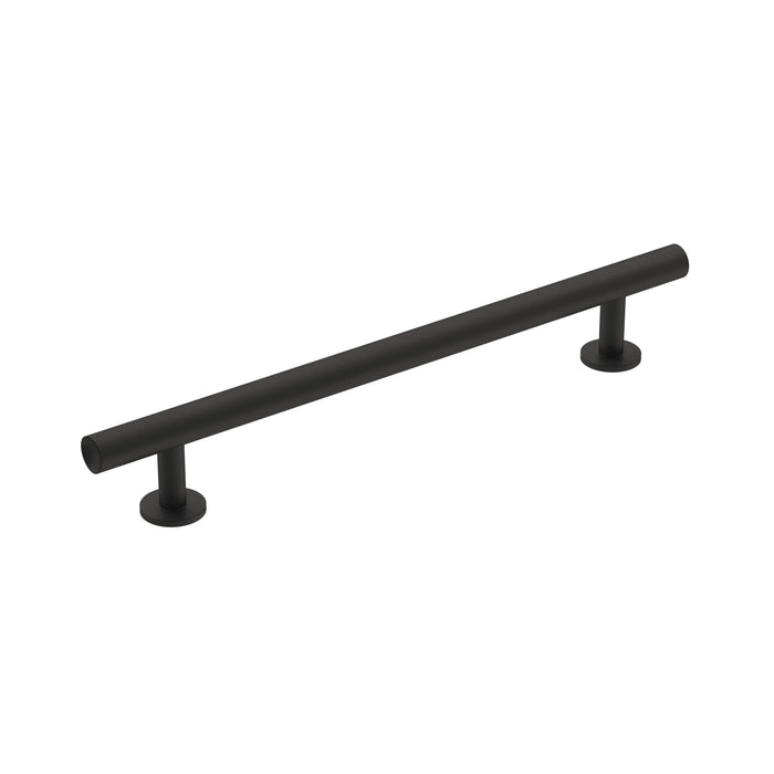 Amerock BP36867FB Radius 6-5/16 inch (160mm) Center-to-Center Matte Black Cabinet Pull