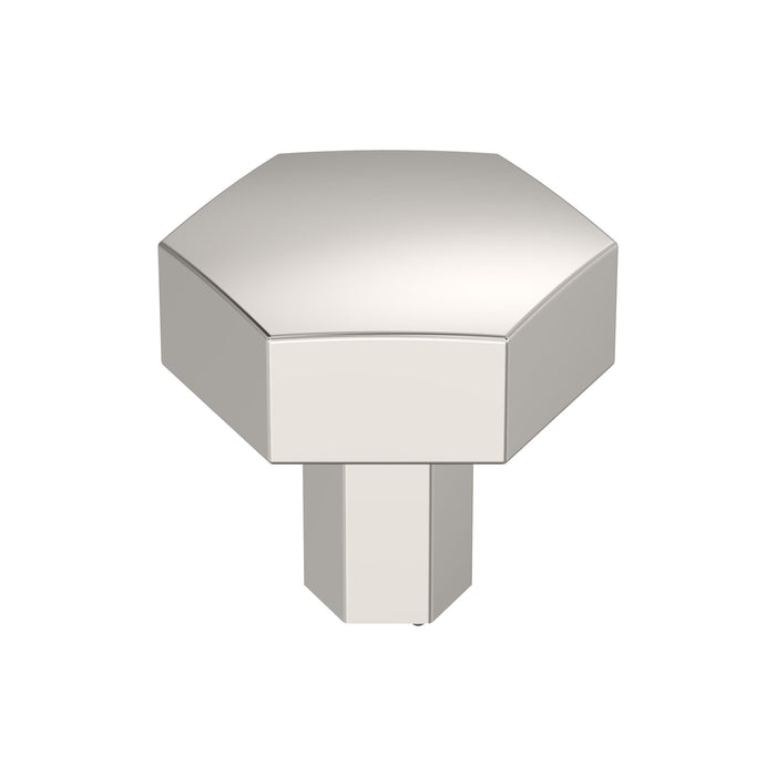 Amerock BP36872PN Caliber 1-1/4 inch (32mm) Diameter Polished Nickel Cabinet Knob