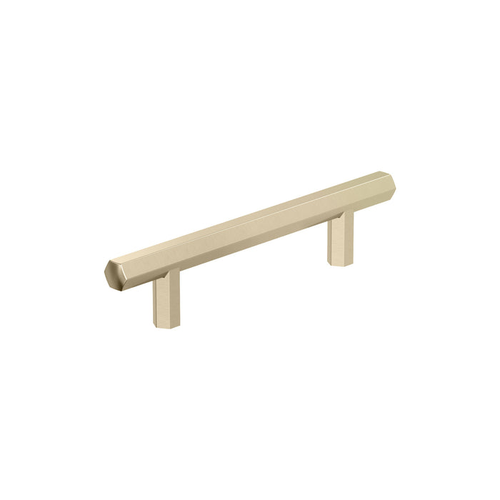 Amerock BP36873BBZ Caliber 3-3/4 inch (96mm) Center-to-Center Golden Champagne Cabinet Pull