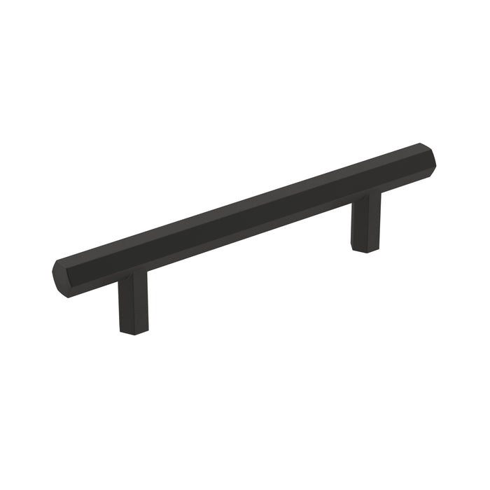 Amerock BP36873FB Caliber 3-3/4 inch (96mm) Center-to-Center Matte Black Cabinet Pull