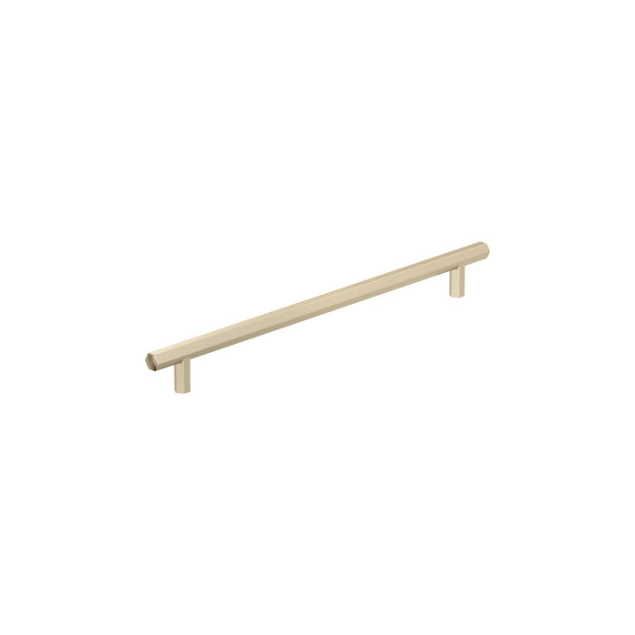 Amerock BP36877BBZ Caliber 10-1/16 inch (256mm) Center-to-Center Golden Champagne Cabinet Pull