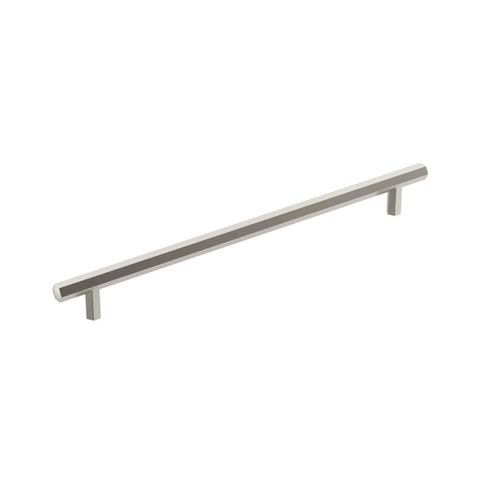 Amerock BP36877G10 Caliber 10-1/16 inch (256mm) Center-to-Center Satin Nickel Cabinet Pull