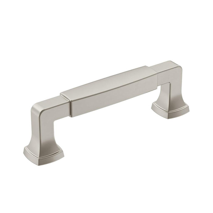 Amerock BP36887G10 Stature 3-3/4 inch (96mm) Center-to-Center Satin Nickel Cabinet Pull