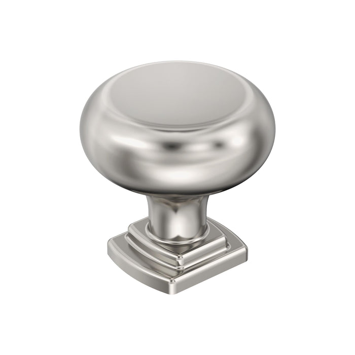 Amerock BP36893PN Surpass 1-1/4 inch (32mm) Diameter Polished Nickel Cabinet Knob