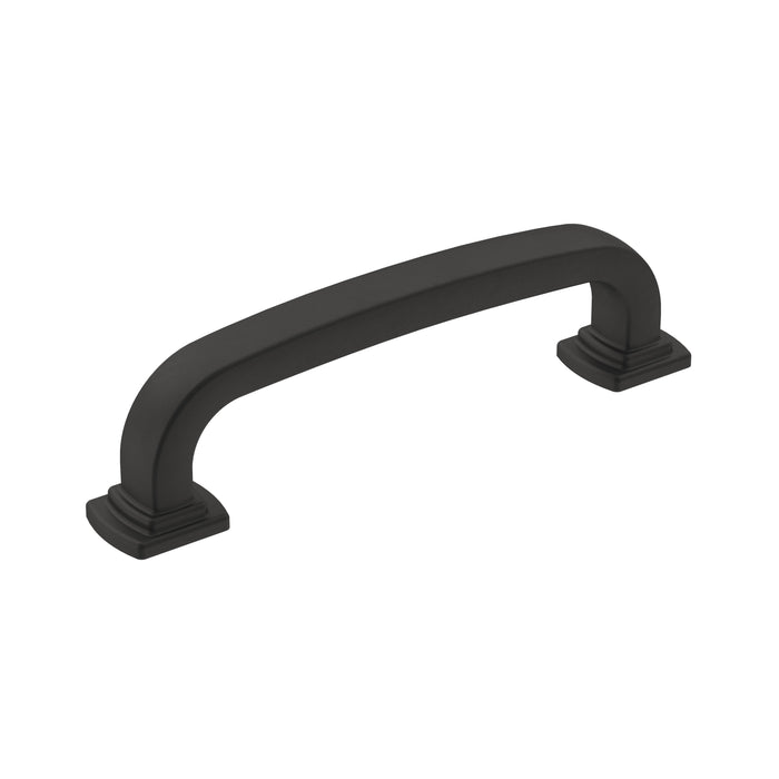 Amerock BP36894FB Surpass 3-3/4 inch (96mm) Center-to-Center Matte Black Cabinet Pull