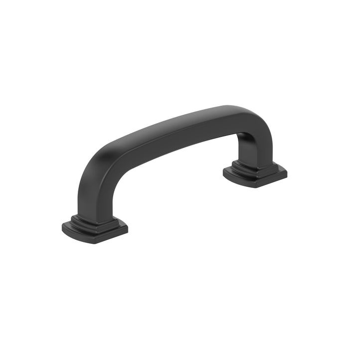 Amerock BP36897FB Surpass 3 inch (76mm) Center-to-Center Matte Black Cabinet Pull