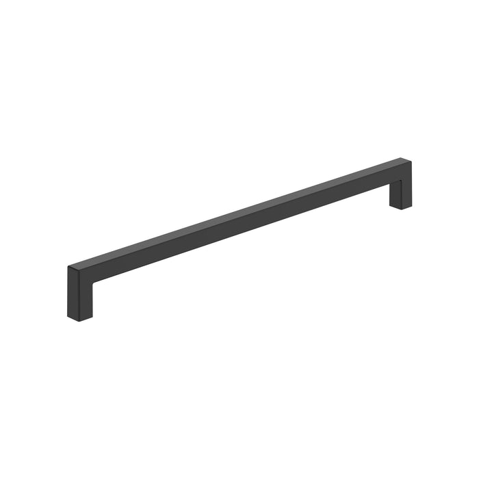 Amerock BP36910FB Monument 10-1/16 inch (256mm) Center-to-Center Matte Black Cabinet Pull
