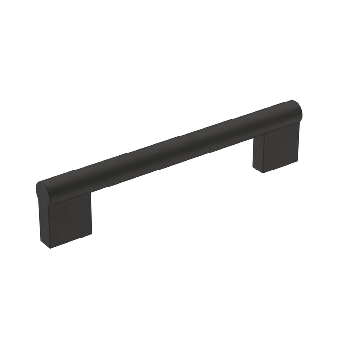 Amerock BP36913FB Versa 5-1/16 inch (128mm) Center-to-Center Matte Black Cabinet Pull