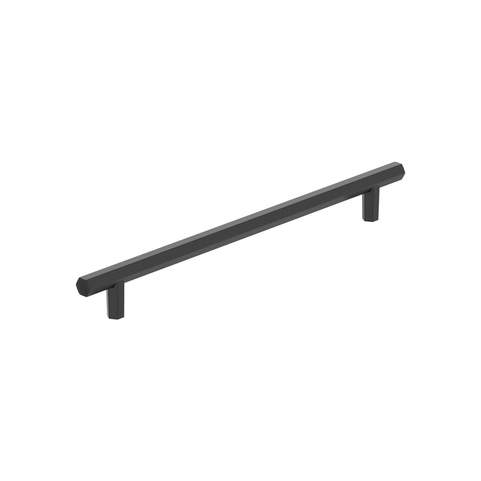 Amerock BP36959FB Caliber 8-13/16 inch (224mm) Center-to-Center Matte Black Cabinet Pull