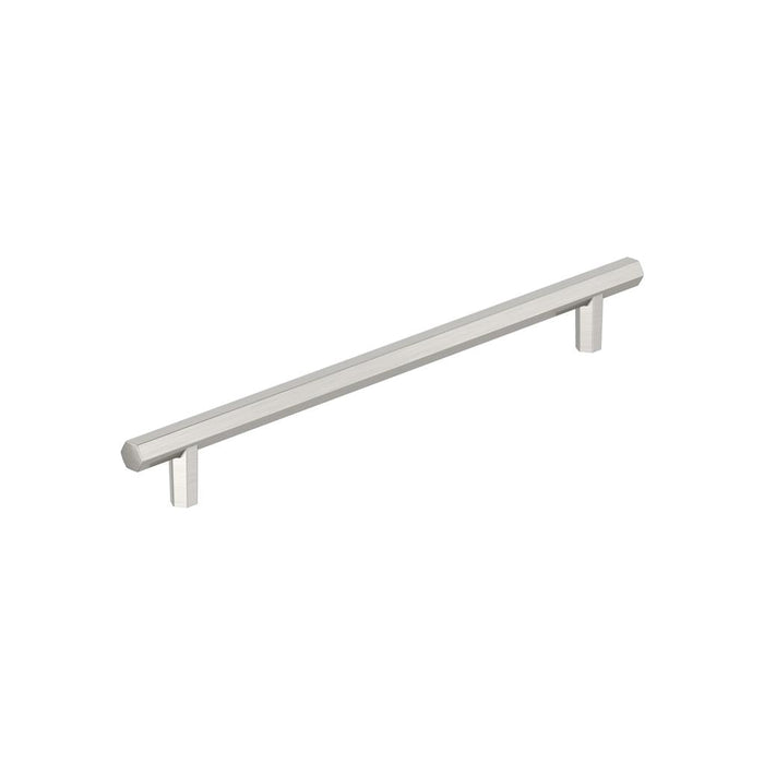 Amerock BP36959G10 Caliber 8-13/16 inch (224mm) Center-to-Center Satin Nickel Cabinet Pull