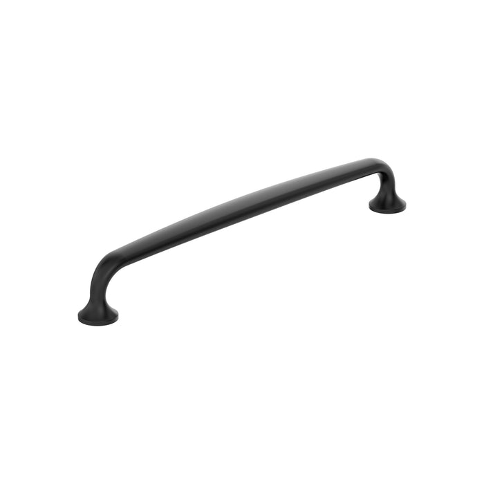 Amerock BP36987FB Renown 8-13/16 inch (224mm) Center-to-Center Matte Black Cabinet Pull