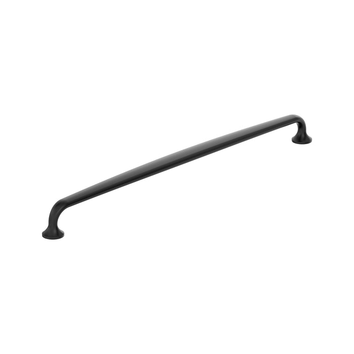 Amerock BP36989FB Renown 12-5/8 inch (320mm) Center-to-Center Matte Black Cabinet Pull