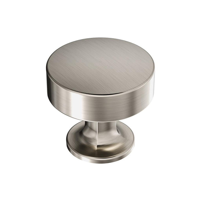 Amerock BP37102G10 Everett 1-5/16 inch (33mm) Diameter Satin Nickel Cabinet Knob