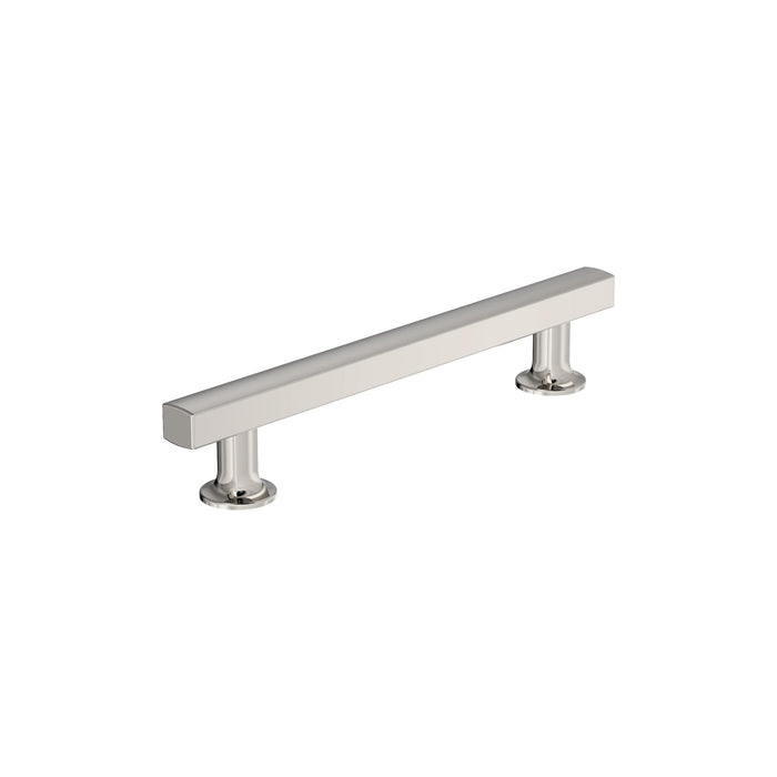 Amerock BP37105PN Everett 5-1/16 inch (128mm) Center-to-Center Polished Nickel Cabinet Pull