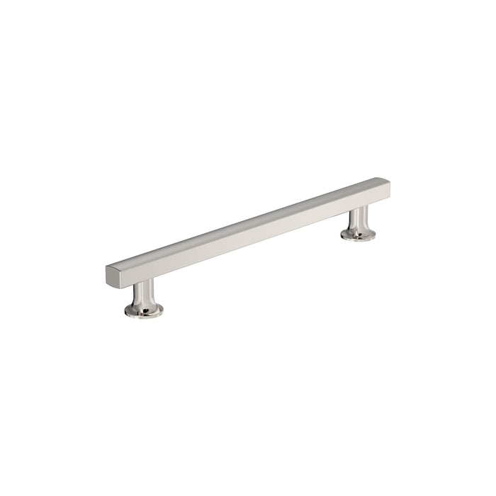 Amerock BP37107PN Everett 7-9/16 inch (192mm) Center-to-Center Polished Nickel Cabinet Pull