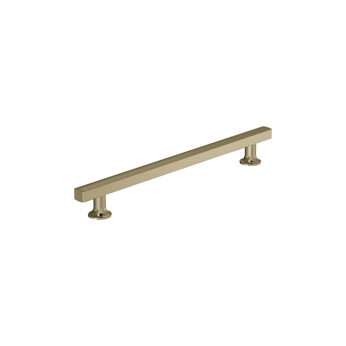 Amerock BP37108BBZ Everett 8-13/16 inch (224mm) Center-to-Center Golden Champagne Cabinet Pull