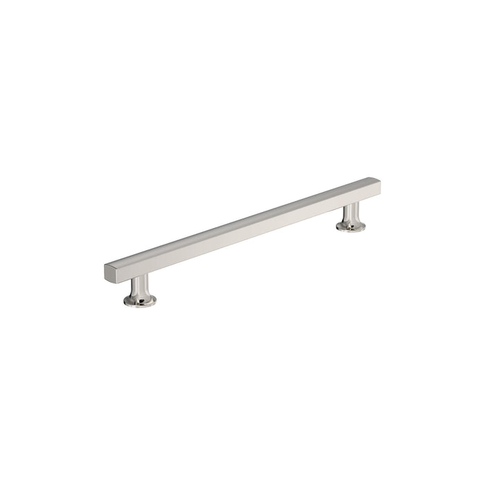 Amerock BP37108PN Everett 8-13/16 inch (224mm) Center-to-Center Polished Nickel Cabinet Pull