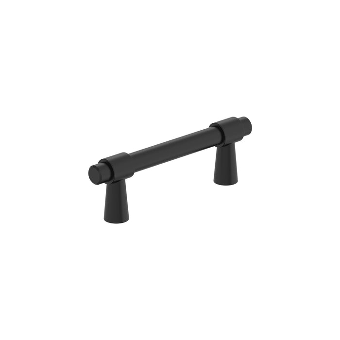 Amerock BP37370FB Destine 3 inch (76mm) Center-to-Center Matte Black Cabinet Pull