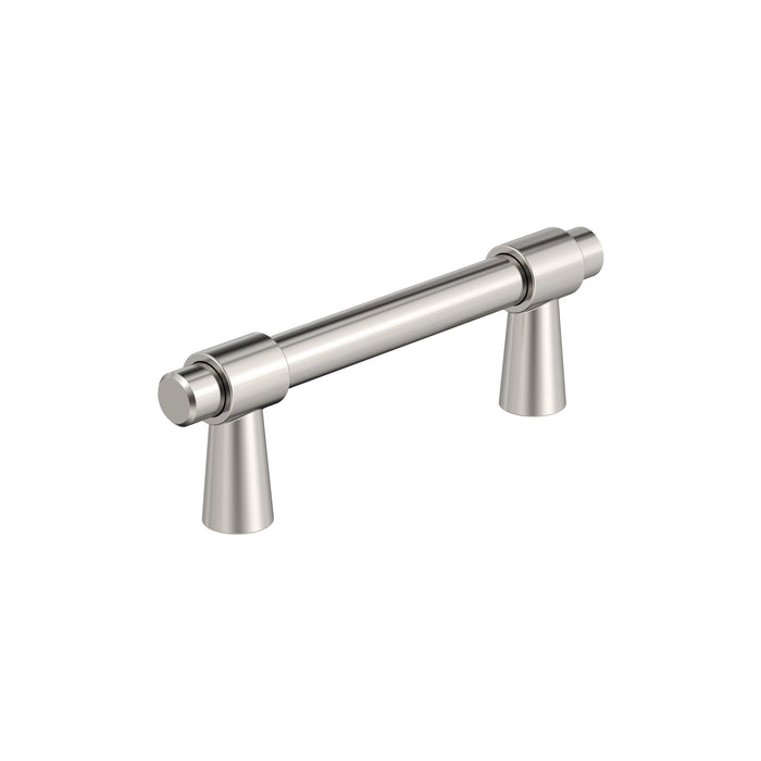 Amerock BP37370PN Destine 3 inch (76mm) Center-to-Center Polished Nickel Cabinet Pull