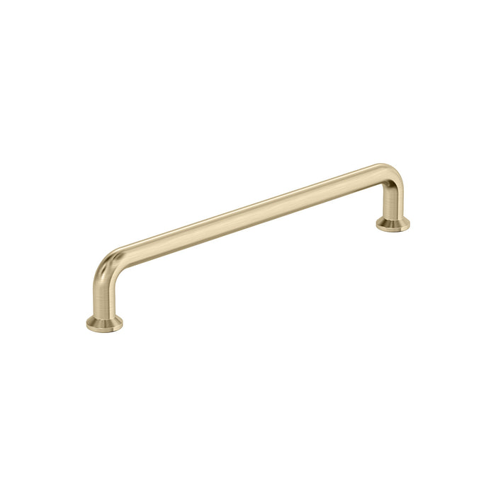 Amerock BP37381BBZ Factor 6-5/16 inch (160mm) Center-to-Center Golden Champagne Cabinet Pull