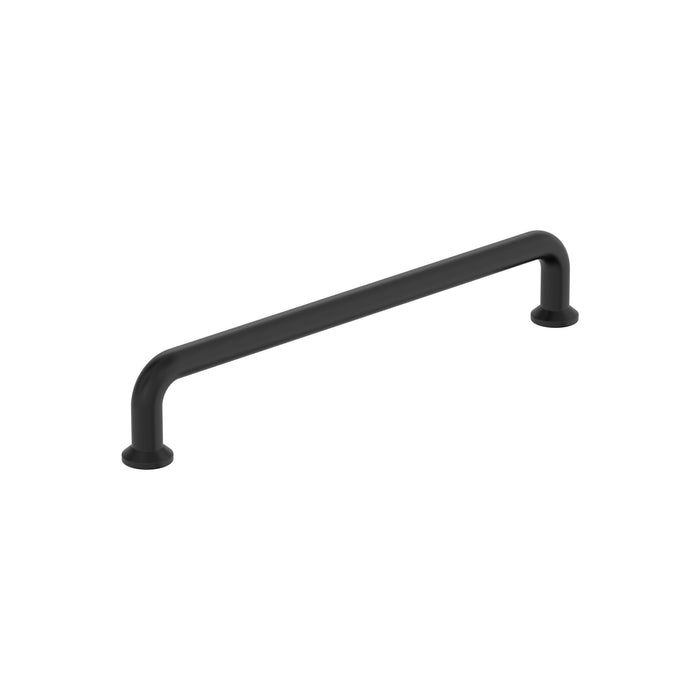 Amerock BP37381FB Factor 6-5/16 inch (160mm) Center-to-Center Matte Black Cabinet Pull