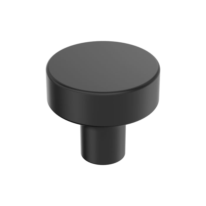 Amerock BP37420MB Merced 1-1/4 inch (32mm) Diameter Matte Black Cabinet Knob