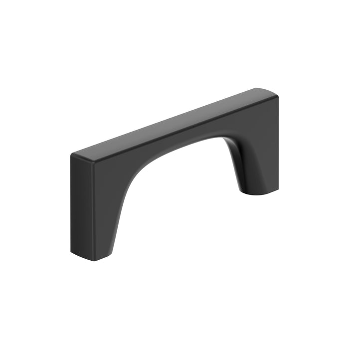 Amerock BP37422MB Merced 3 inch (76mm) Center-to-Center Matte Black Cabinet Pull