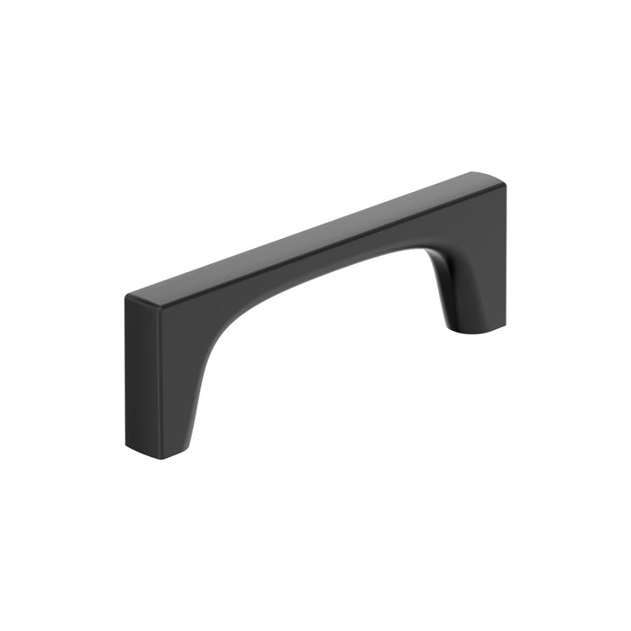 Amerock BP37423MB Merced 3-3/4 inch (96mm) Center-to-Center Matte Black Cabinet Pull