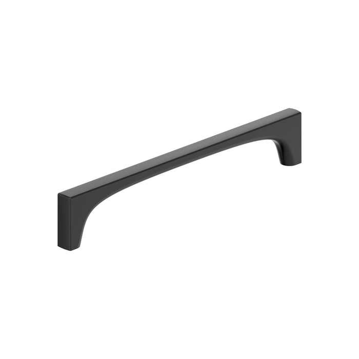 Amerock BP37426MB Merced 7-9/16 inch (192mm) Center-to-Center Matte Black Cabinet Pull